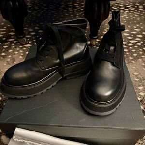 Marsell Micarro leather lace-up boots. Size 37 NO BUNDLE